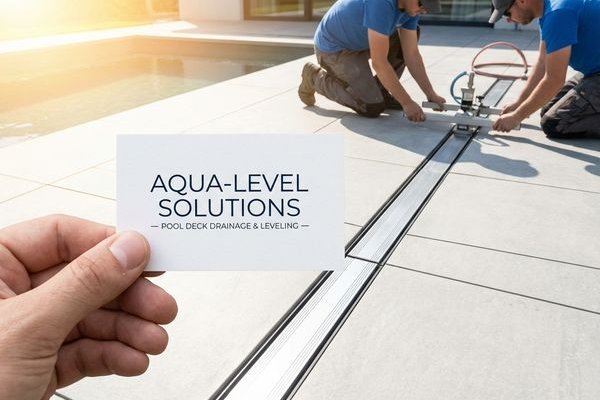 Pool Deck Leveling example 4