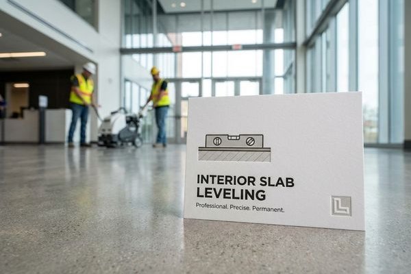 Interior Slab Leveling example 1