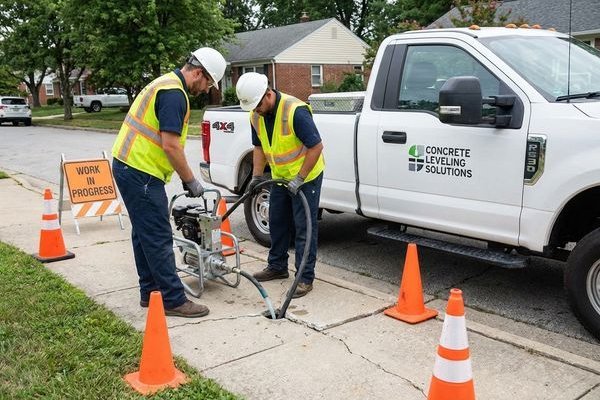 Sidewalk Leveling example 3
