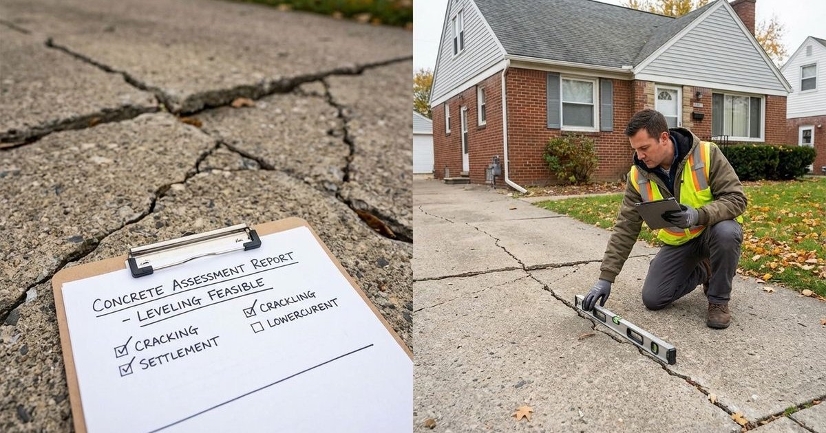Can You Level a Cracked Driveway? When Leveling Works (And When It Doesn't)