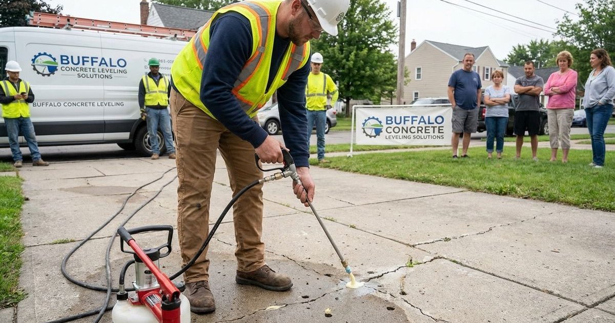 What Is Concrete Leveling? A Complete Guide for Buffalo Homeowners